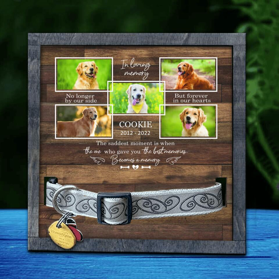 Custom Photo Memorial Pet Loss Frame - Memorial Gift Idea for Dog/ Cat Lover - in Loving Memory