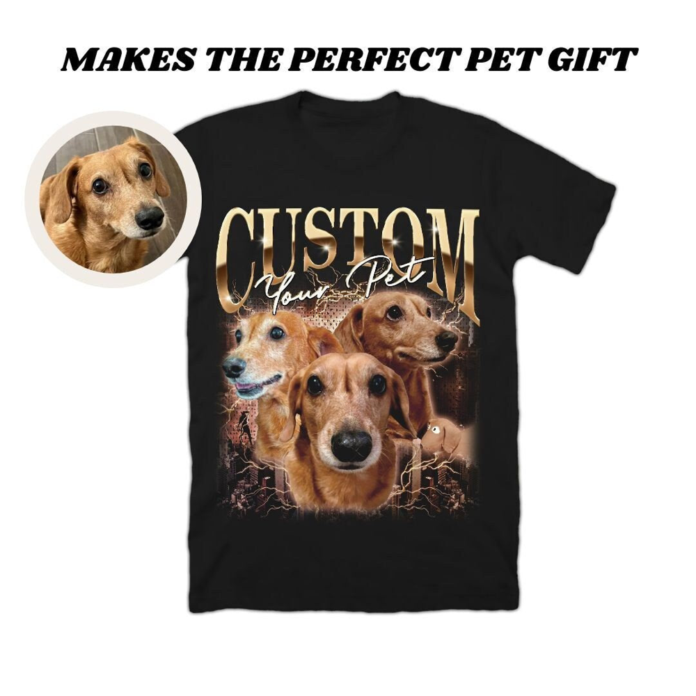 Custom Unique Vintage Photo Pet Tee/Sweatshirt/Hoodie